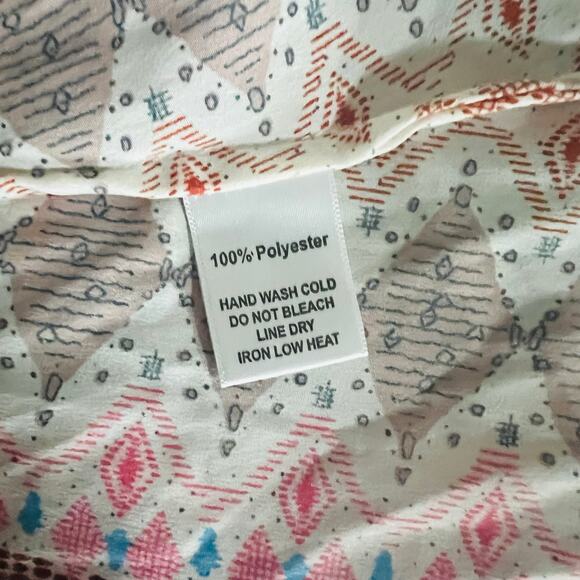 Lulus Maxin Relaxin Multicolored Tie Sleeve Maxi Dress Size M Medium - Picture 6 of 9